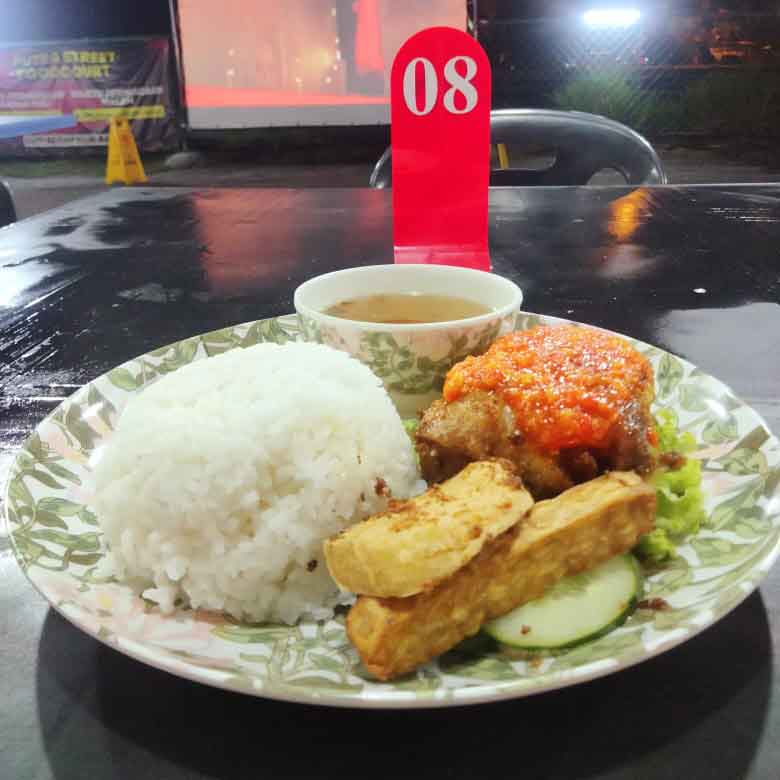 Nasi Ayam Gepuk
